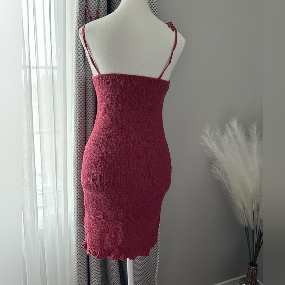 Abercrombie & Fitch Mini Beach Dress - Dark Pink - Picture 4 of 5